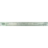 12in Scale Model Railroad Ruler