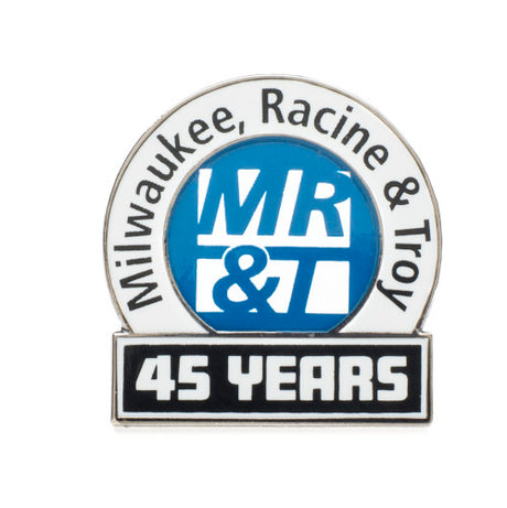 Milwaukee Racine & Troy 45th Anniversary Pin