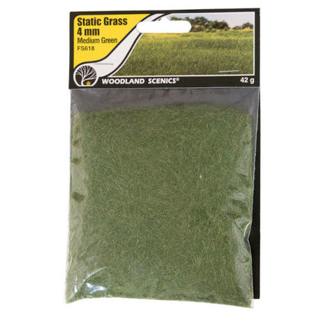 Medium Green Static Grass - 4mm