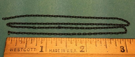 Miniature Black Chain - 15 Links Per Inch