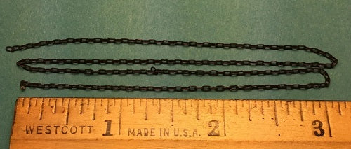 Miniature Black Chain - 15 Links Per Inch