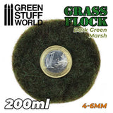 Dark Green marsh Static Grass - 4-6mm