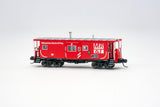 Milwaukee, Racine & Troy N Scale Bay-Window Caboose - Road Number 66