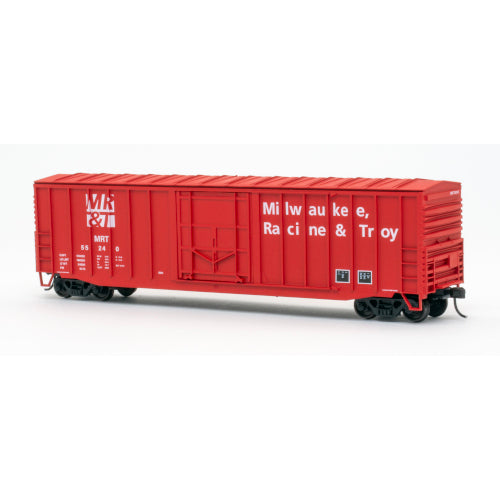 Milwaukee Racine & Troy 50-foot Boxcar with Exterior Posts