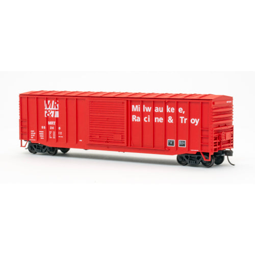 Milwaukee Racine & Troy 50-foot Boxcar with Exterior Posts