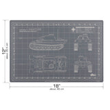 Tankraft Panther Tank Model Builder's Cutting Mat - 12x18