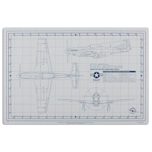 Tankraft Mustang Model Builder's Cutting Mat - 12x18