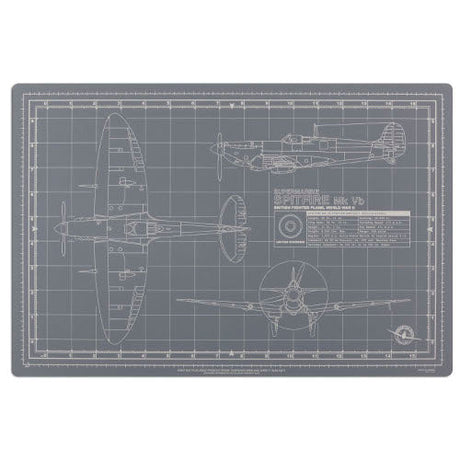 Tankraft Spitfire Model Builder's Cutting Mat - 12x18