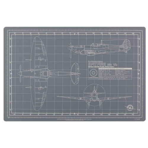 Tankraft Spitfire Model Builder's Cutting Mat - 12x18