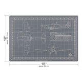 Tankraft Spitfire Model Builder's Cutting Mat - 12x18