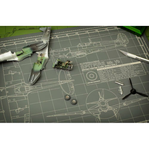 Tankraft Spitfire Model Builder's Cutting Mat - 12x18