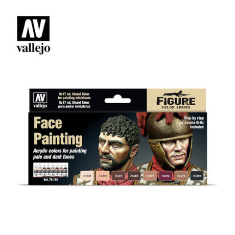 Vallejo Face Painting - Set of 8