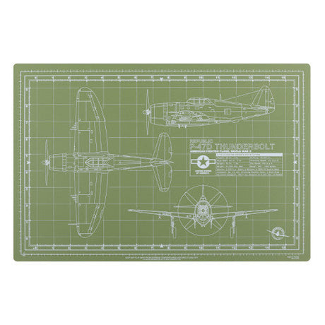 Tankraft Thunderbolt Model Builder's Cutting Mat - 12x18