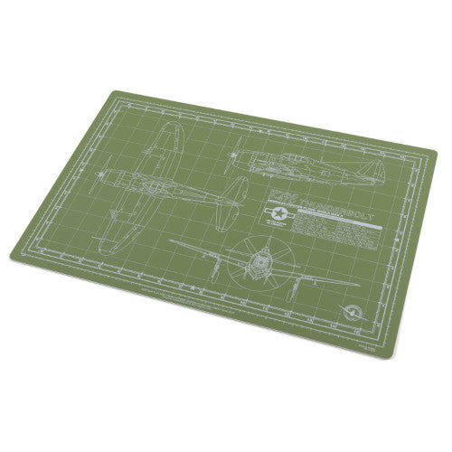 Tankraft Thunderbolt Model Builder's Cutting Mat - 12x18