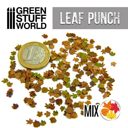 Miniature Leaf Punch - Grey