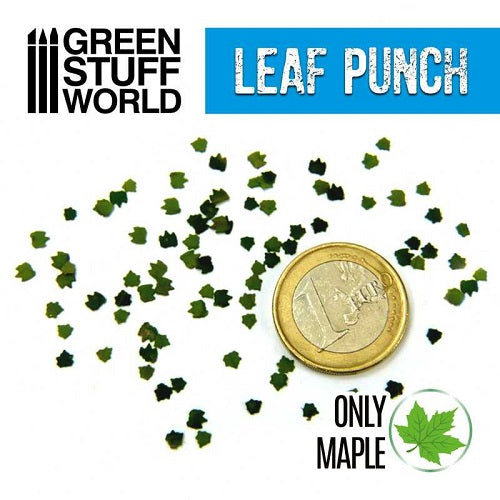 Miniature Leaf Punch - Medium Blue