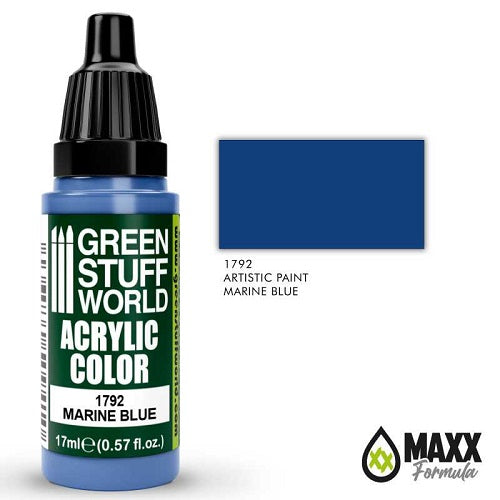 Green Stuff World Acrylic Color 17mL - Marine Blue