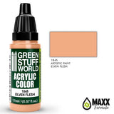 Green Stuff World Acrylic Color 17mL - Elven Flesh