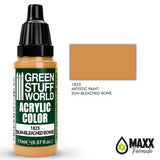 Green Stuff World Acrylic Color 17mL - Sun Bleached Bone