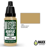 Green Stuff World Acrylic Color 17mL - Sandstorm