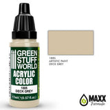 Green Stuff World Acrylic Color 17mL -Deck Grey