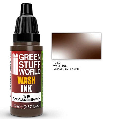 Green Stuff World Acrylic Color 17mL - Andalusian Earth