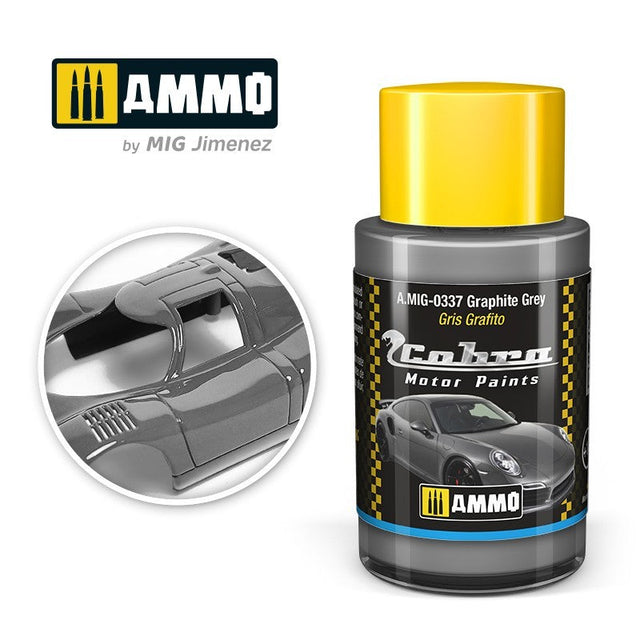 Cobra Motor Paint by AMMO - Graphite Grey