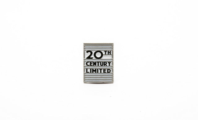 20th Century Limited White Pin