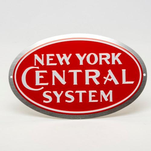 New York Central System Metal Sign