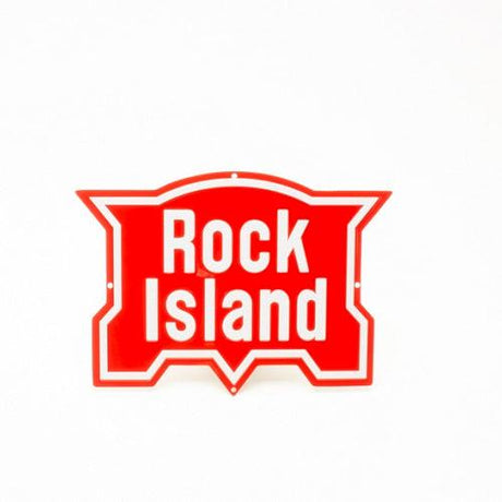 Rock Island Metal Sign