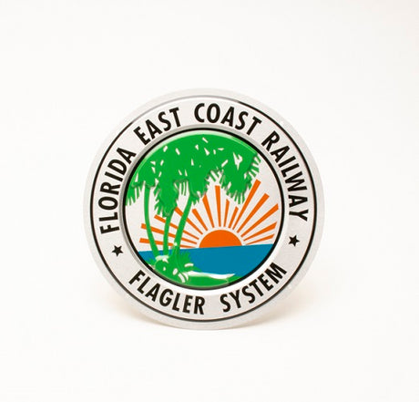 Florida East Coast Railway Metal Sign