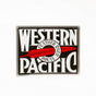 Western Pacific Metal Sign