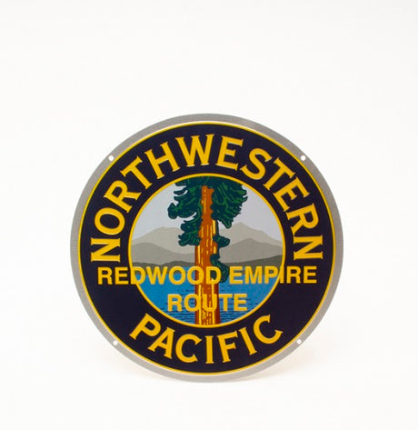 Northwestern Pacific Metal Sign