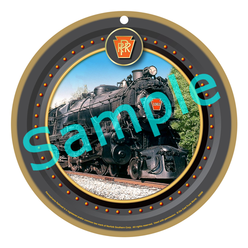 Pennsylvania Railroad Heritage 1361 Wooden Sign
