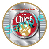 Santa Fe "The Chief" Drumhead Sign