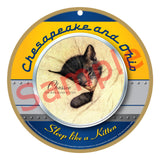 Chesapeake and Ohio "Chessie The Railroad Kitten" Drumhead Sign