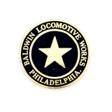 Baldwin Locomotive Works "Star" Spot Plate Pin