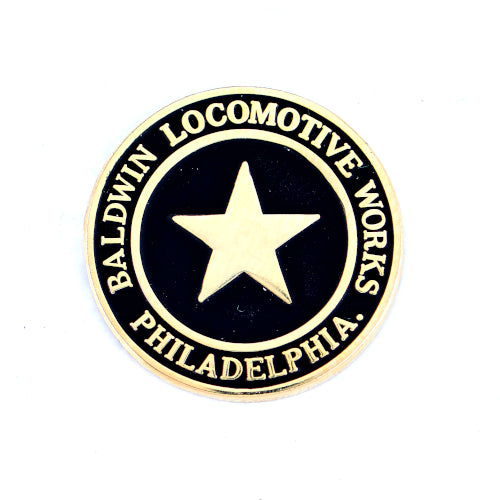 Baldwin Locomotive Works "Star" Spot Plate Pin