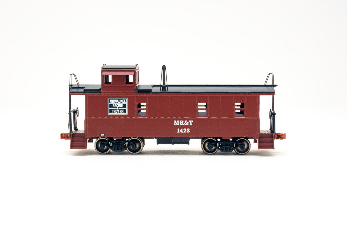 Milwaukee, Racine & Troy HO Scale Steel Cupola Caboose - Road Number 1423