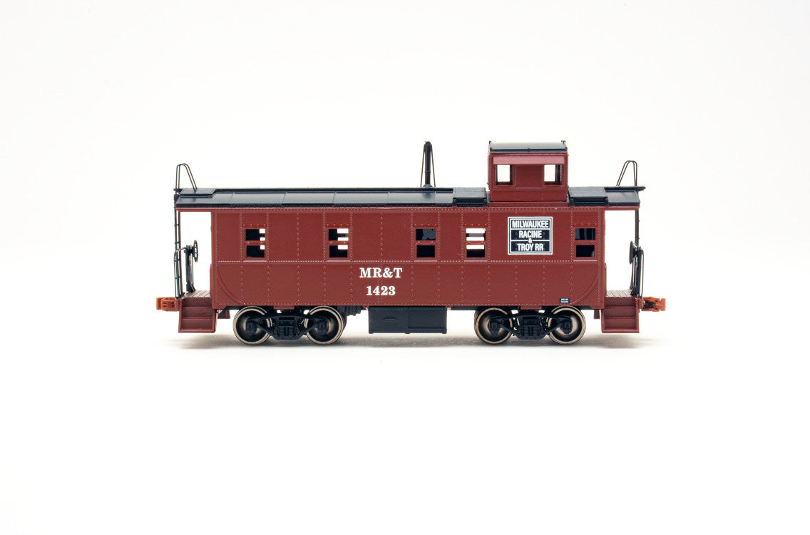 Milwaukee, Racine & Troy HO Scale Steel Cupola Caboose - Road