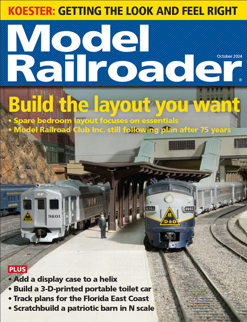 Model Railroader October 2024 – Trains.com Store