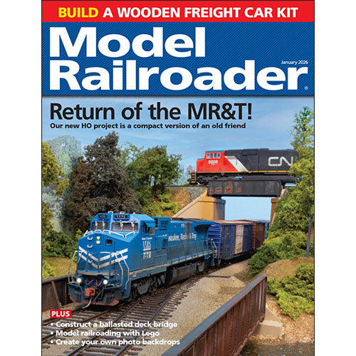 Model Railroader January 2026 – Trains.com Store