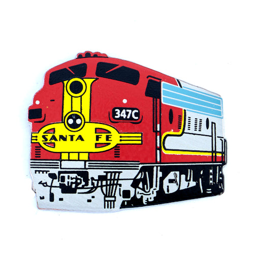 Santa Fe F7 347 C Locomotive Pin