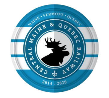 Central Maine & Quebec Railway Magnet