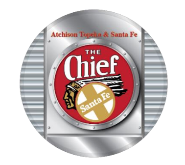 Santa Fe The Chief Drumhead Magnet