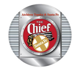 Santa Fe The Chief Drumhead Magnet