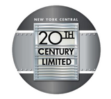 New York Central "20th Century Limited" Drumhead Magnet
