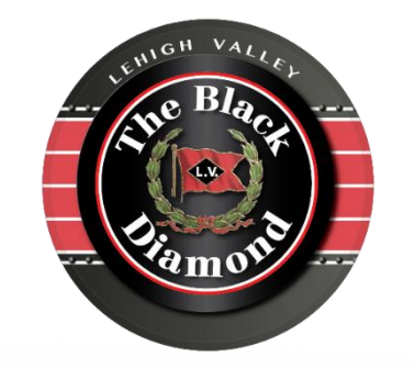 Lehigh Valley "The Black Diamond" Drumhead Magnet