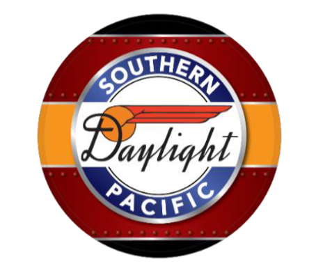 Southern Pacific 'Daylight' Drumhead Magnet