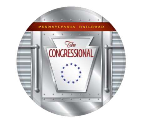 Pennsylvannia Railroad 'The Congressional' Drumhead Magnet